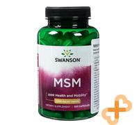 Swanson Msm 1000 MG Articulación Salud Y Movilidad Apoyo Suplemento 120 Cápsulas