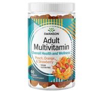 Swanson Multivitamínico para adultos, Melocotón, Naranja y St RAW bayas - 60 gominolas