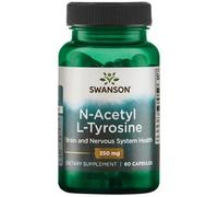 Swanson N-Acetyl L-Tyrosine 350mg 60 Cápsulas Suplemento Alimenticio