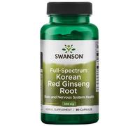 Raíz de ginseng rojo coreano de espectro completo, 400 mg - 90 cápsulas