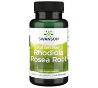 Swanson, Rhodiola Rosea Root (Extracto de Raíz de Rosa), 400mg, 100 Cápsulas, Altamente Dosificado, Probado en Laboratorio, Sin Soja, Sin Gluten, No GMO