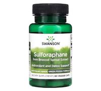 Swanson - Sulforaphane 400mcg | Sulforafano Cápsulas | Soporte Antioxidante & Desintoxicación Hepática - 60 Cápsulas