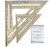 SWANSON Tool Co., Inc SW1201K - Paquete económico cuadrado de velocidad de 7 pulgadas y cuadrado grande de 12 velocidades (sin barra de diseño) se envía con libro azul