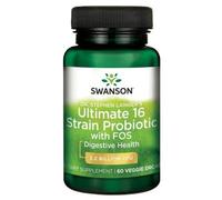 Swanson Ultimate 16 Probiotico con FOS 60 Capsulas Suplemento Alimenticio