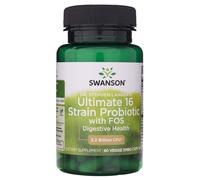 Swanson Ultimate 16 Strain Probiotic with FOS - 60 Cápsulas vegetales