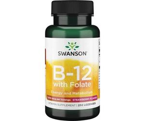 Swanson - Vitamina B-12 1000 mcg, 250 comprimidos sublinguales