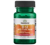 Swanson Vitamina B12 500 mcg Masticable, St RAW bayas - 60 pastillas