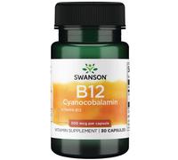 Swanson - Vitamina B12 Cianocobalamina 500 mcg, 30 cápsulas