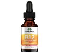 Swanson Vitamina B12 líquida , Fresa - 59 ml
