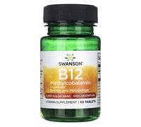Swanson Vitamina B12 Metilcobalamina 5000 mcg - 60 Tabletas