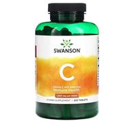 Swanson Vitamina C con Escaramujo, 1000mg - Suplemento Antioxidante para Refuerzo Inmunológico y Salud General - 250 tabs