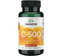 Swanson Vitamina C con escaramujo, 500 mg