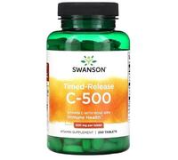Swanson Vitamina C con Escaramujo Liberación Prolongada - Suplemento Antioxidante para Refuerzo Inmunológico y Salud General - 250 tabs