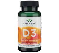 Swanson Vitamina D3 4000 UI (10 mcg) - 250 cápsulas