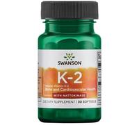 Swanson - Vitamina K-2 + Nattokinasa, 30 cápsulas