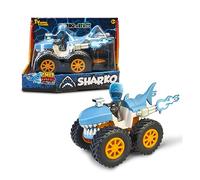 Swap Riders - Quad SHARKO, vehículo de Juguete con diseño de tiburón, con 1 Figura de un Rider, más de 12 Piezas Intercambiables, para niños y niñas Desde 4 años, Famosa (WAP01200)