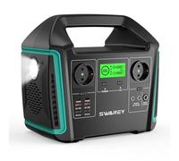 SWAREY Estación de Energía Portátil S1000, Generador Solar 725Wh, 2 Salida de CA de 1000W (Pico de 1500W), 2 Puertos USB-C de 65W, Batería Externa para Camping Viajes Exterior RV Inicio