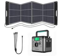 SWAREY Estación de Energía S550 con Panel Solar de 200W, Generador Solar de 555Wh, CA de 550W (Pico de 1100W), Carga Rápida Bidireccional USB-C de 140W para Camping Hogar Viajes Emergencias