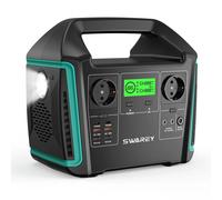 SWAREY S1000 1000W(1500W Pico) 725.76Wh Estación de energía Generador solar Respaldo para el hogar Fuente de alimentación de emergencia Cargador Banco de energía