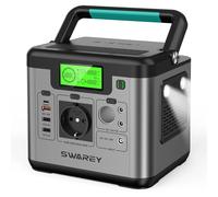 SWAREY S500 Pro 500W (1000W de pico) 518Wh Estación de energía Generador solar Respaldo para el hogar Cargador de energía de emergencia Banco de energía