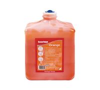 Swarfega - Jabón de manos naranja, limpiador de manos resistente sin disolventes con exfoliante natural e hidratantes, suave para la piel, cartucho de 2 litros