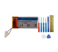 Swark 616-0531, 616-0532 Batería compatible con Apple iPod Nano 6 Gen. A1366 MP3/MP4 reproductor de música con herramientas