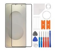 swark *" Juego de reparación de cristal frontal de pantalla compatible con Galaxy S25 Ultra con OCA con juego de herramientas, sin pantalla LCD y digitalizador táctil