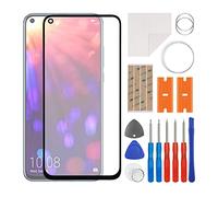 swark Juego de reparación de cristal frontal de pantalla compatible con Honor View 20 (Honor V20) / Huawei Nova 4, incluye juego de herramientas