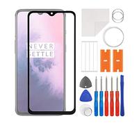 swark Juego de reparación de cristal frontal de pantalla de 6,41 pulgadas, compatible con One-Plus 7 1+7 GM1901, GM1900, GM1905, GM1903 con OCA (No LCD Screen and Touch Digitizer), incluye juego de