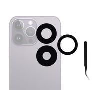 Swark Nuevo reemplazo de lente de cristal de cámara trasera para iPhone 14 Pro/14 Pro Max Back Camera Class Lens Replacement with Repair Tool Kit-2 unidades/Set