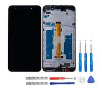 swark Pantalla LCD compatible con Honor 5A / Huawei Y6 II (negro con marco) pantalla táctil digitalizador de cristal + herramientas