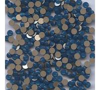 Swarovski 2058 SS12 BC - Lote de 80 Brillantes con Fondo Plano SS12 (3,10 mm), Color Azul