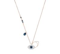 Swarovski 5172560 Collar con Colgante para Mujer, Acero Inoxidable, Azul