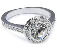 Swarovski, angelic ring, precious metal ring, 1081950, 55 mm, silver,