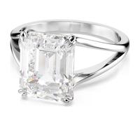 Swarovski ANILLO COCKTAIL STILLA CORTE OCTOGONAL, BLANCO, PLACADO RODIO - Medida 58