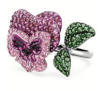 Swarovski Anillo cóctel Alicia in Wonderland Flor Talla ajustable 55-60