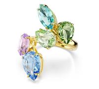 Swarovski Anillo con motivo Gema, Tallas mixtas, Baño tono oro