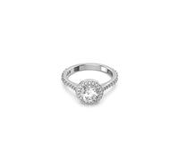 Swarovski Anillo Constella para mujer, Anillo con Cristales Radiantes, en Baño Rodio, Colección Constella de Swarovski, 55