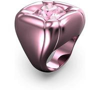 Swarovski anillo de cóctel dulcis, cristales de talla cushion, rosa,