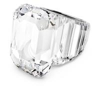 Swarovski Anillo de cóctel Lucent, Talla octogonal, Blanco