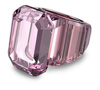 Swarovski Anillo de cóctel Lucent, Talla octogonal, Rosa