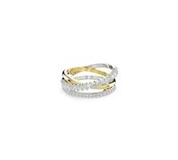 Swarovski Anillo Hyperbola, Tallas mixtas, Blanco, Combinación de acabados metálicos, 50