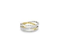 Swarovski Anillo Hyperbola, Tallas mixtas, Blanco, Combinación de acabados metálicos, 52