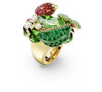 Swarovski Anillo Idyllia, multicolor, chapado en oro