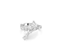 Swarovski Anillo Matrix, Tallas mixtas, Blanco, Baño de rodio