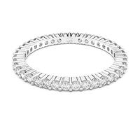 Anillo Matrix Vittore, Talla redonda, Blanco, Acabado en tono plateado 60