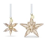 Swarovski Anual Edition Festive Set Decoraciones 3D 2025 estrellas chapadas en tono dorado