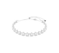 Gargantilla Ariana Grande x Swarovski, Perla de cristal, Talla redonda, Blanca, Baño de rodio OS