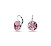 Swarovski Bella Colección pendientes colgantes, talla redonda, chapado en rodio