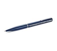 Swarovski Bolígrafo Crystal Shimmer Glide, Azul, Lacado Azul, Cromado